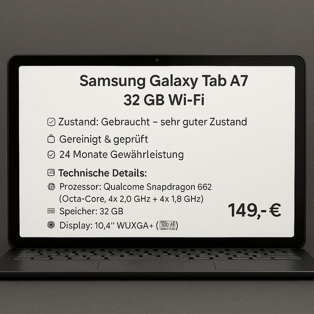 📱 Samsung Galaxy Tab A7 T500 – 32 GB Wi-Fi