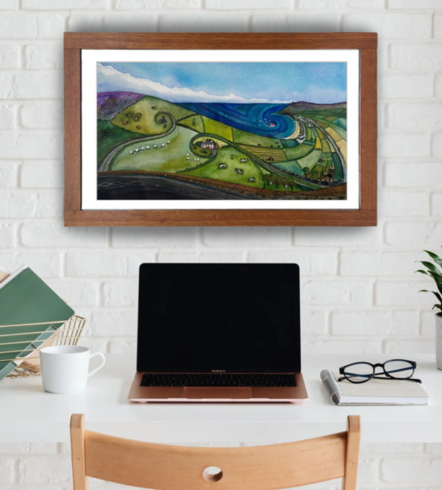 Nicola Dixon - 30x40 Green Mann Print