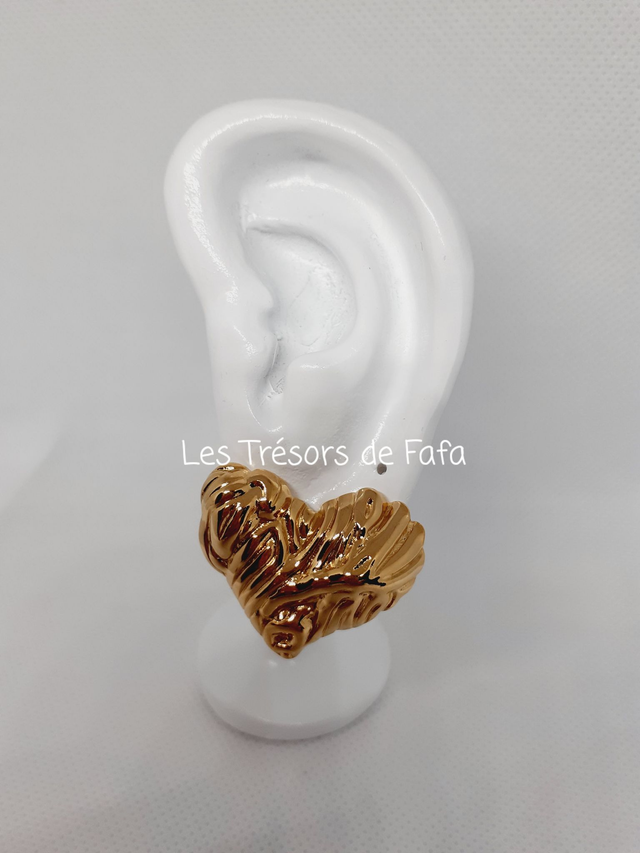 Boucles d'oreilles cœur