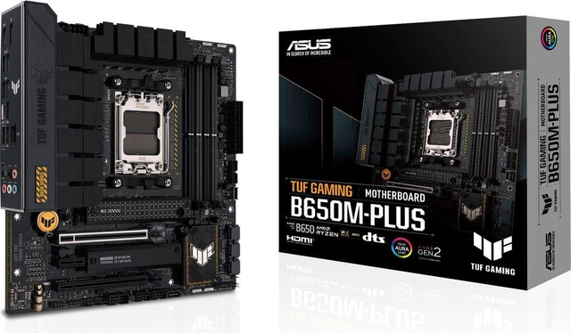 02.2.0031 – Scheda Madre ASUS TUF GAMING B650M‑PLUS AM5 – Micro‑ATX robusta per Gaming