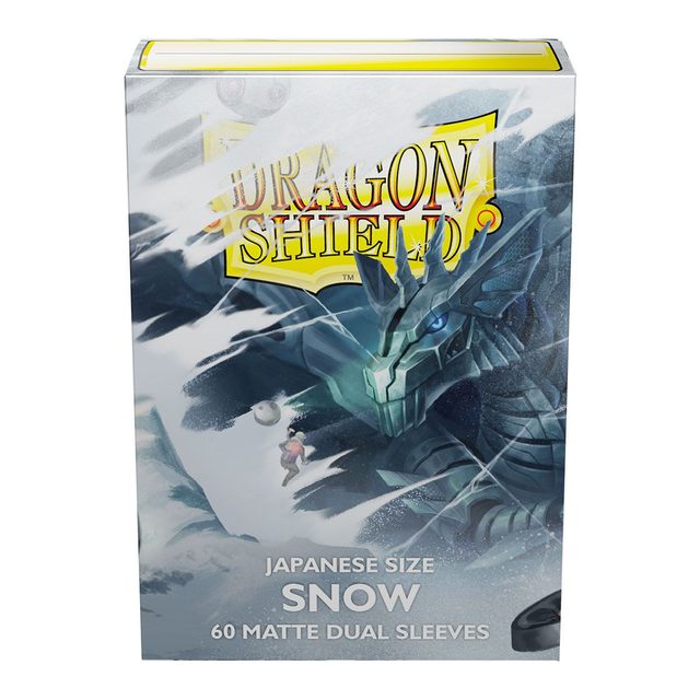 Dragon Shield Matte Dual Sleeves 60ct Japanese - Snow