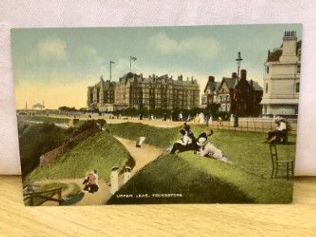 Upper Leas, Folkestone, Kent, E.T.W. Dennis & Sons Ltd. vintage postcard. Our Ref No. R218 £2.00