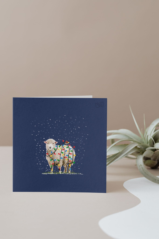 Sheep - Christmas Card