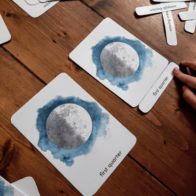 Printable Moon Nature Study Bundle (Digital File)