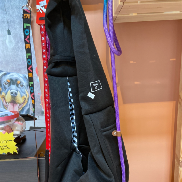 Bag dispenser for dog black 