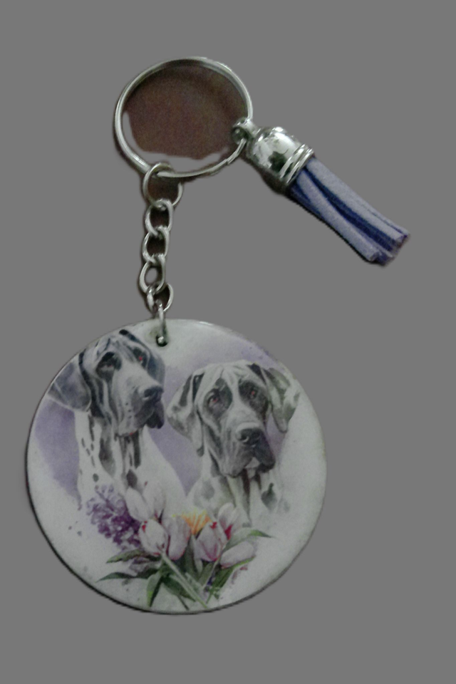 Porte clé Dogue Allemand