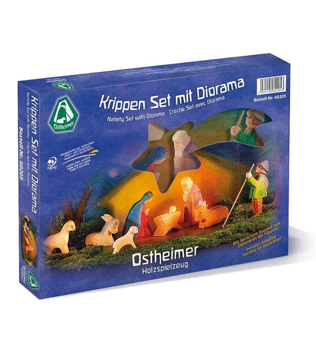 Ostheimer Krippenset mit Diorama