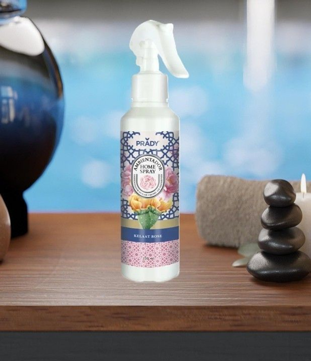 Spray d'ambiance multi-usage Prady " Kelaat rose ( Rose oriental ) "