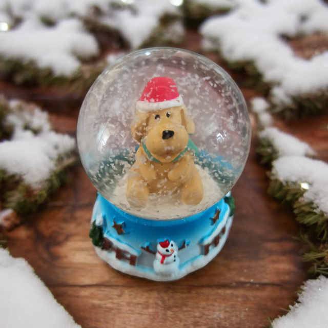 Boule de Noël neige