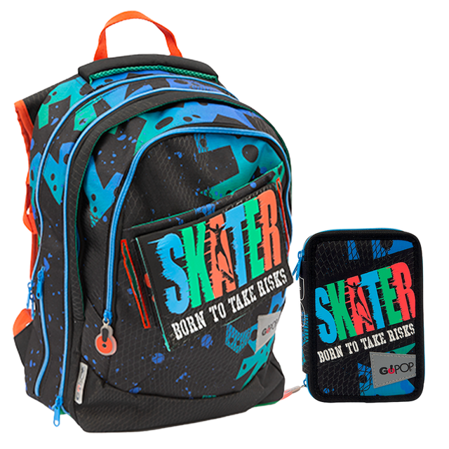 Schoolpack GOPOP (Zaino + Astuccio)  