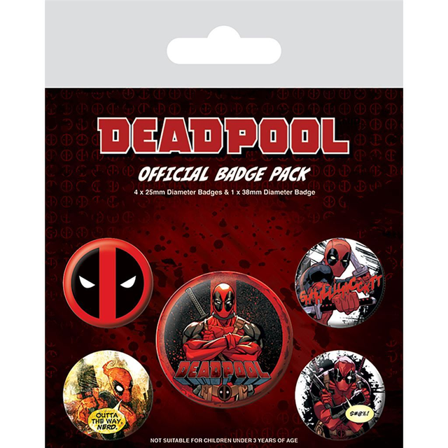 Marvel: Deadpool Badge Pack