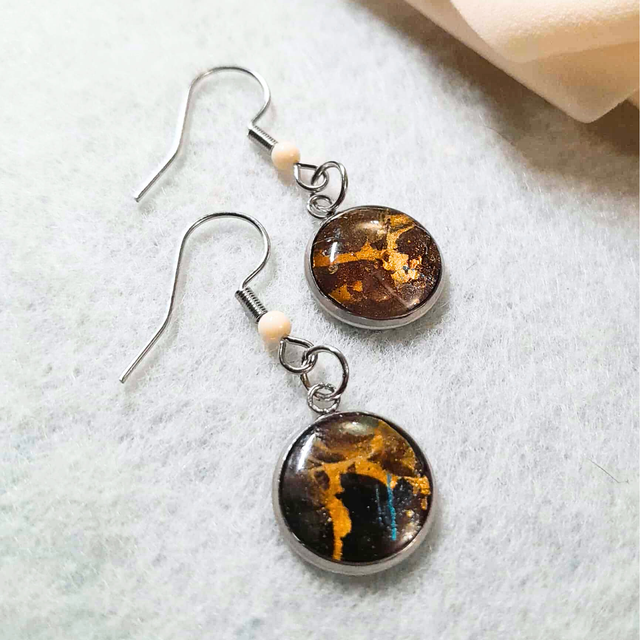 GOLD RUSH - Boucles d'oreilles -Métal argenté