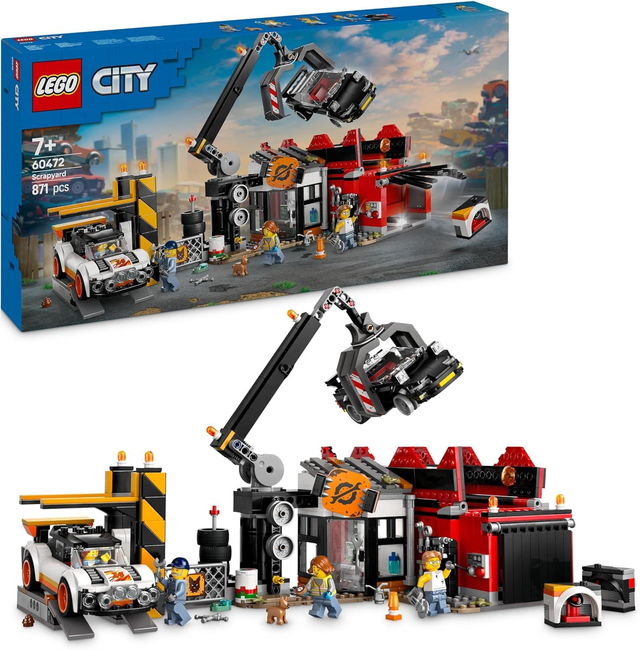 LEGO® City 60472 Schrottplatz mit Autos