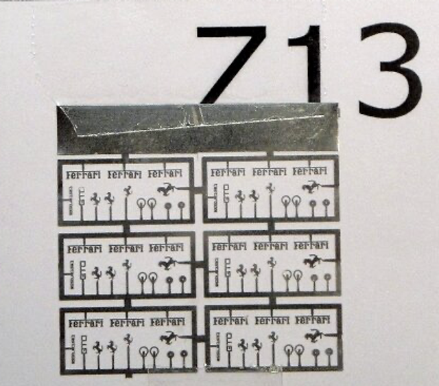 Ferrari Schrift Pferd Fotoätzteil 1:43 Sprint43