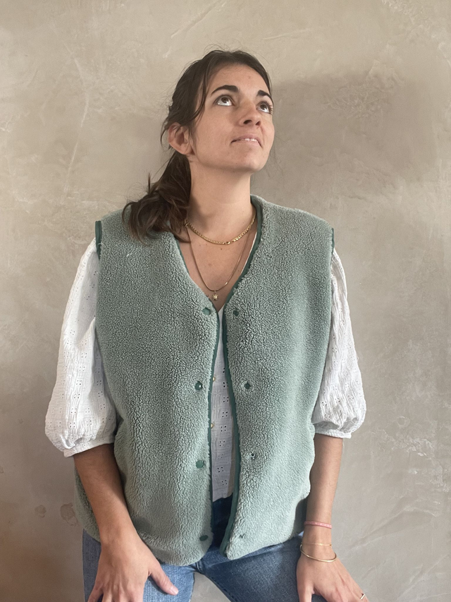 Gilet Sherpa Femme
