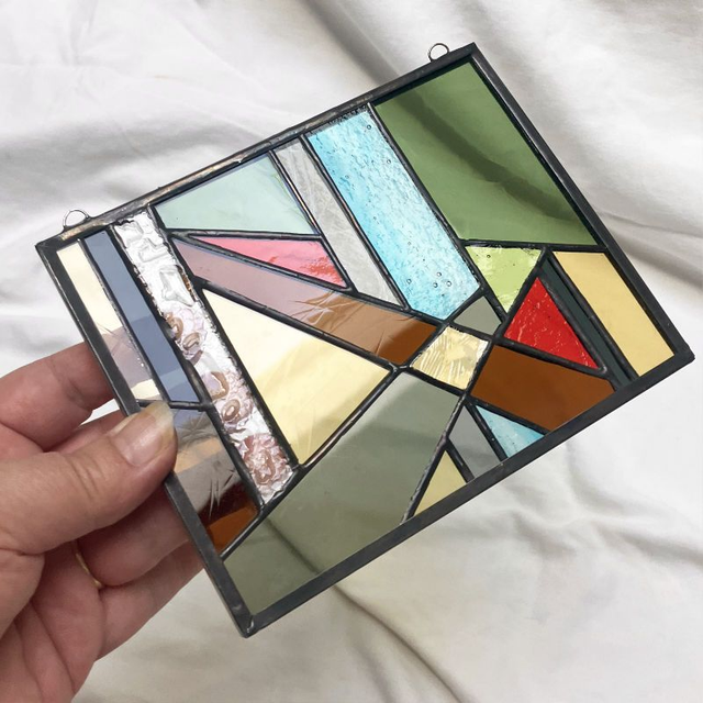 Vitrail "Étrange Perspective"