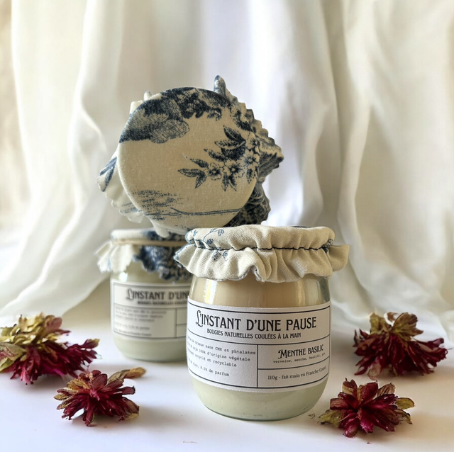 Bougie parfumée - Menthe basilic