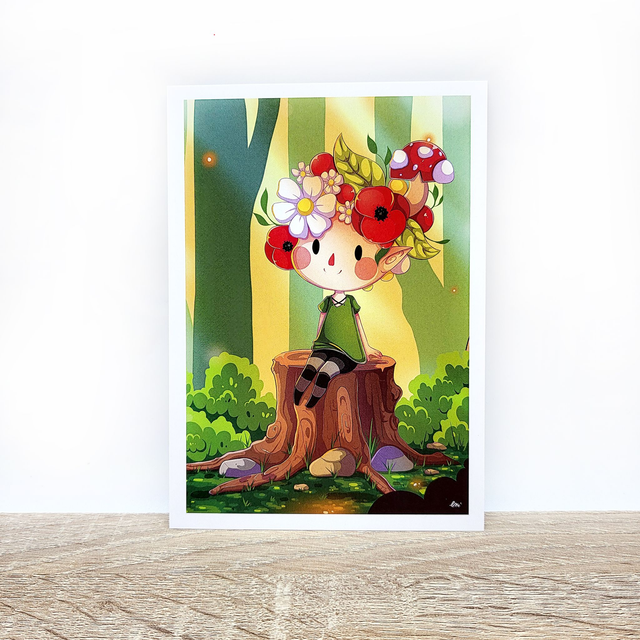 Illustration Carte Postale Kokliko