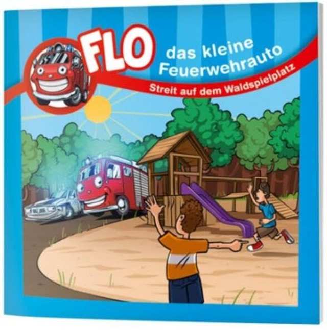 Flo, das kleine Feuerwehrauto - Streit auf dem Waldspielplatz - Minibuch