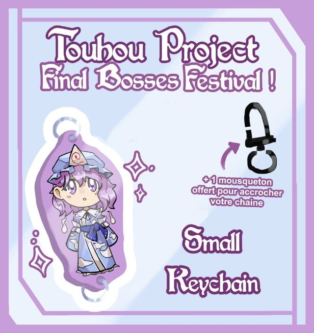 Touhou Project final boss mini Keychain 