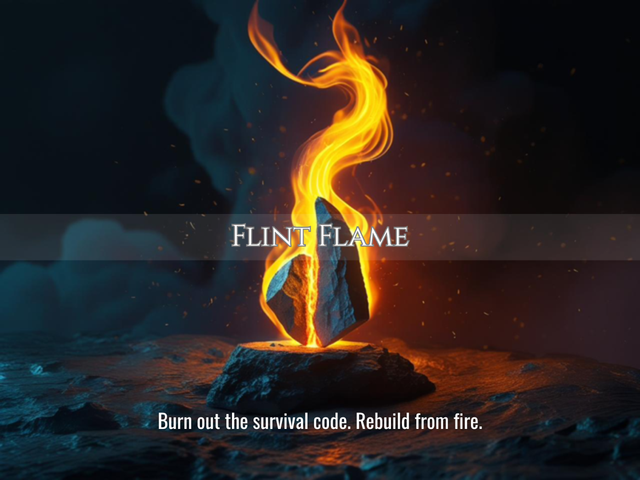 Flint Flame | Burn Out Survival Mode &amp; Rebuild From Fire | Same Day Delivery