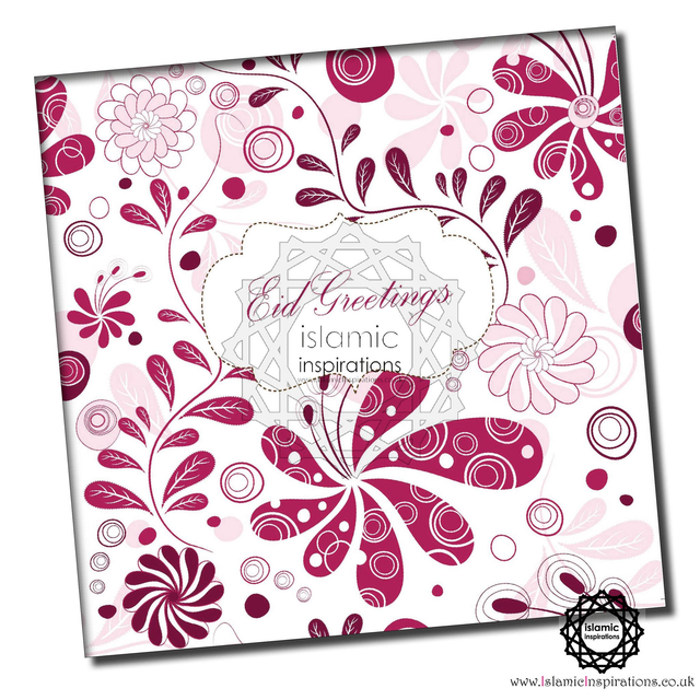 Eid in Bloom Greeting Card - EGC005F