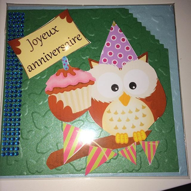 Carte Anniversaire  N&#039; A50