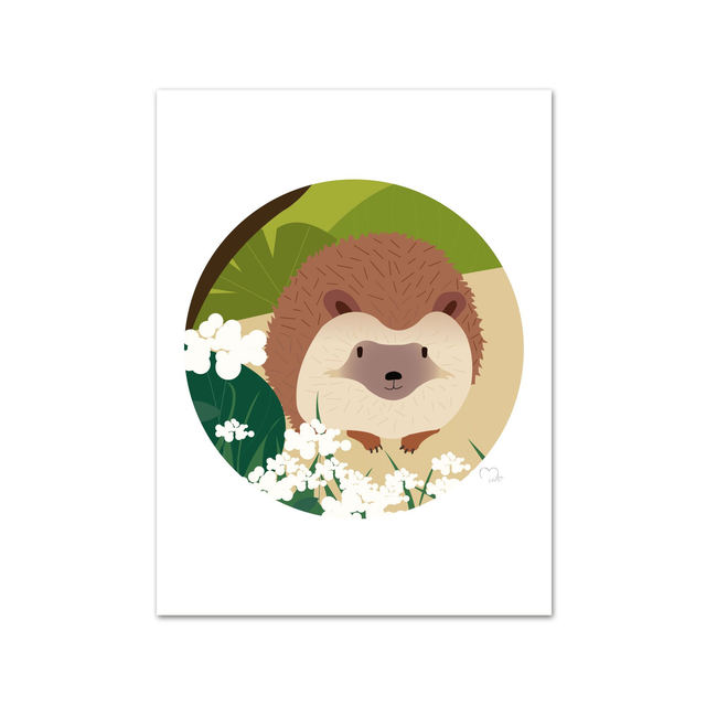 Affiche Forêt Hérisson