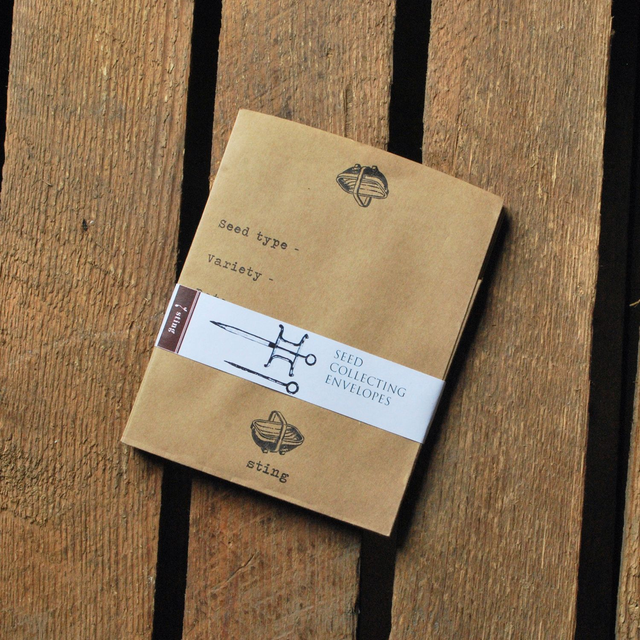 Seed Collecting Envelopes