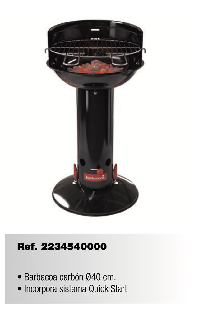 Barbacoa a carbón   mod. Loewy 40