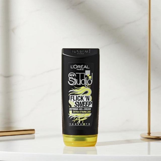 L'Oréal Studio Flick' N Sweep Extra Strong Hair Gel Cream | Hair Styling