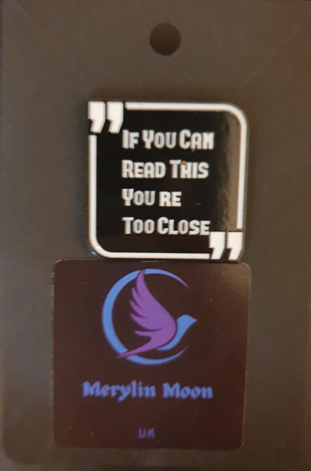 If You Can Read This Pin Badge