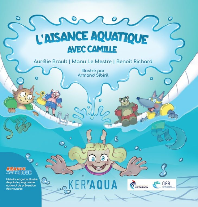 Lot 15 livres : L'aisance aquatique avec Camille - 1 à 8 ans &amp; adultes (guide)