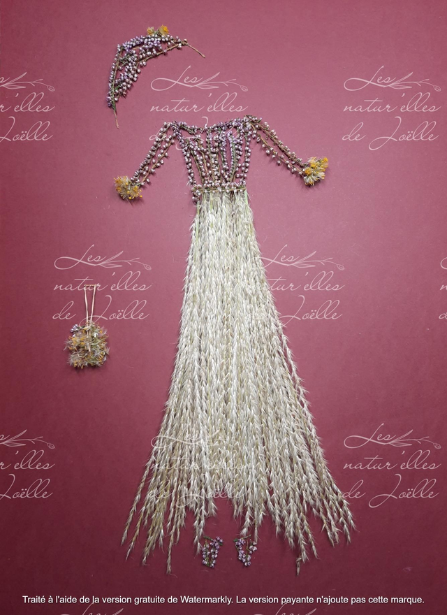 Robe Art Déco 20x30cm Papier classique 180g 