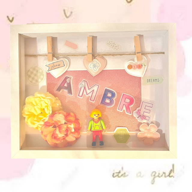 Cadre personnalisé fille/garçon décoration chambre 