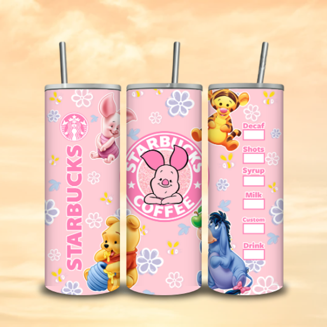 Tumbler Starbuck Winnie et ses Amis 4