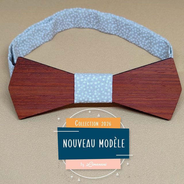 PŪREHUA – Le nœud papillon en bois ajustable