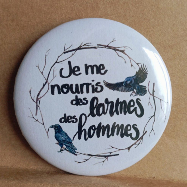 Je me nourris des larmes des hommes