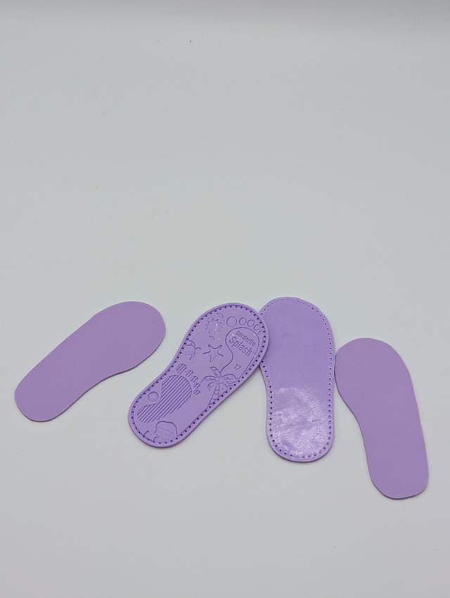 Semelles en plastisol non toxique – Taille 17