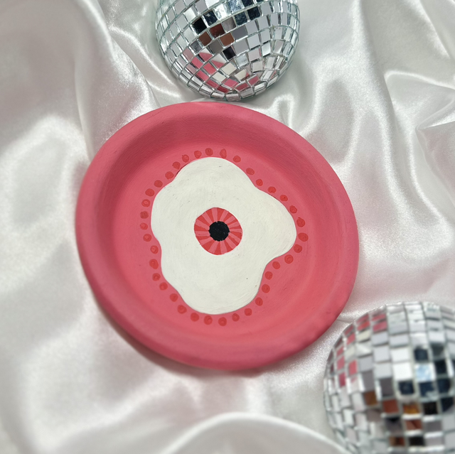 Fried Egg Eye Trinket Dish