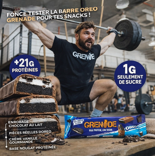 Barre Protéine OREO - 60 Gr