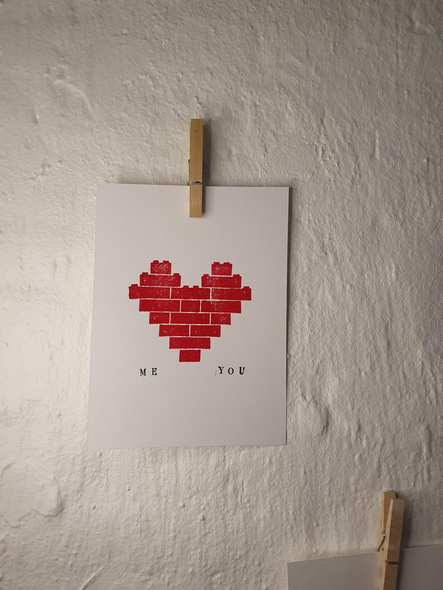 LEGO LOVE 15x20