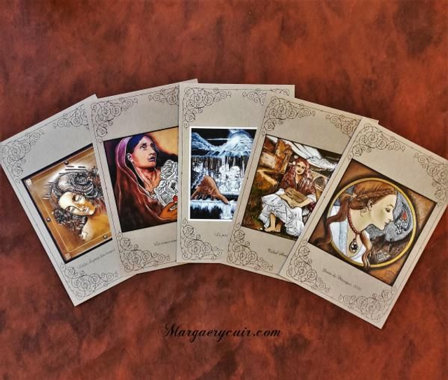 Cartes en lin-repros d&#039;art