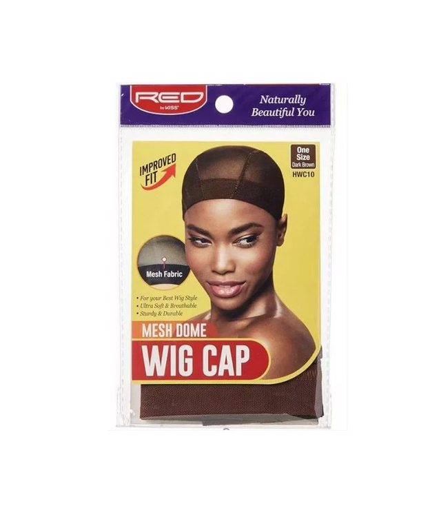 RED By Kiss: Mesh Dome Wig Cap - Dark Brown