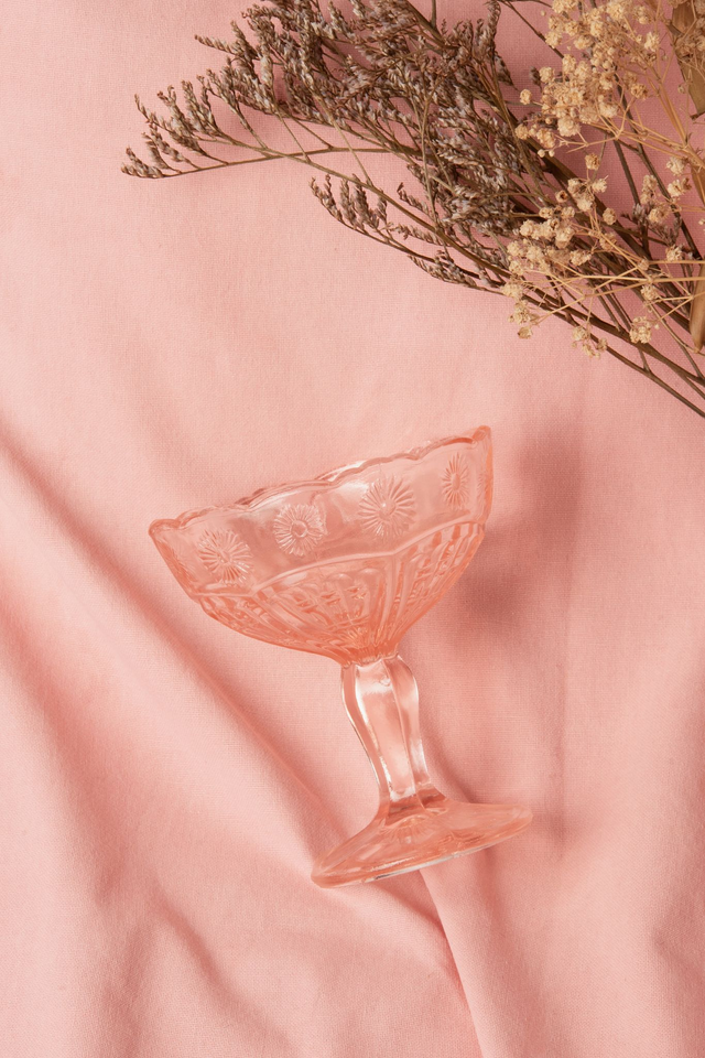 Coupe à glace vintage rose ✨