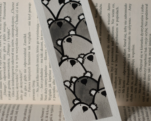 KOALE zakładka do książki, ręcznie malowana akwarela