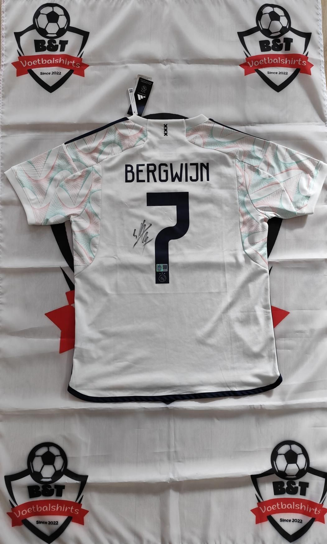 Gesigneerd Steven Bergwijn Ajax 2023/2024 Shirt – Een Onmisbaar Item voor de Echte Ajax Fan