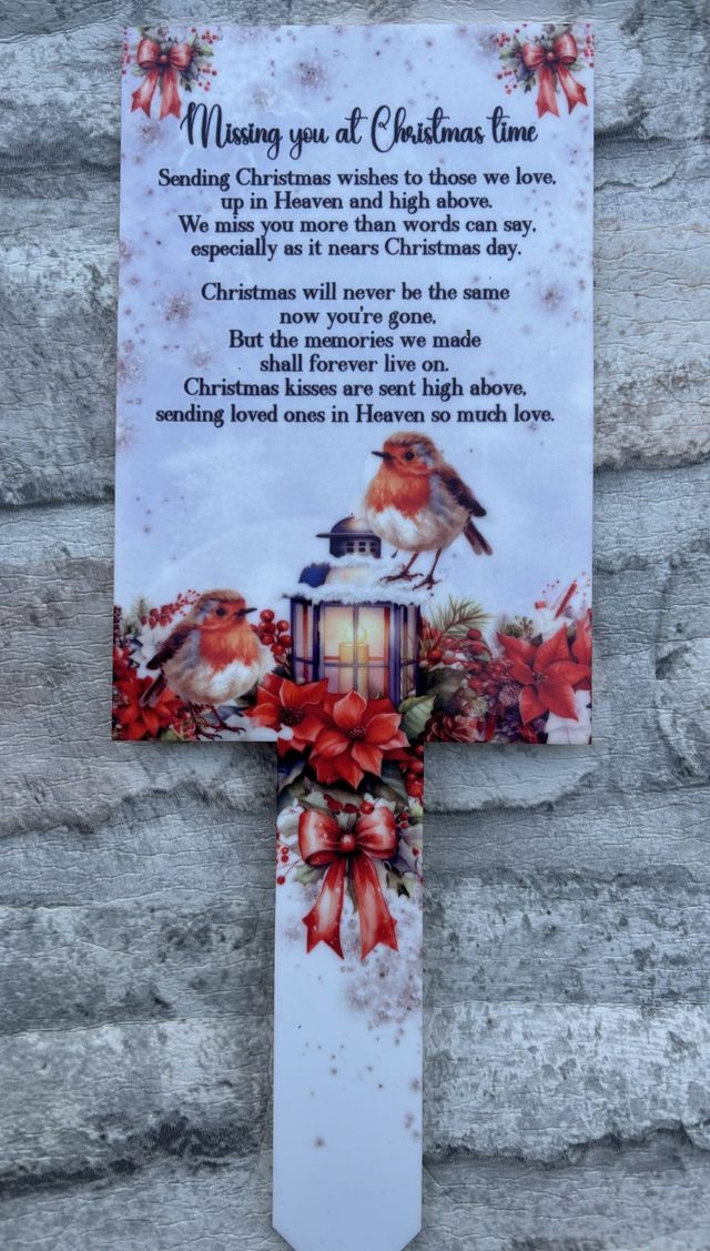 Missing you grave marker