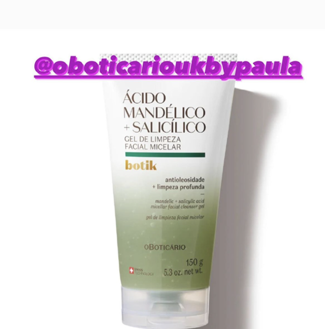 Botik Gel de Limpeza Micelar Ácido Mandelico + Salicílico 50g 51068