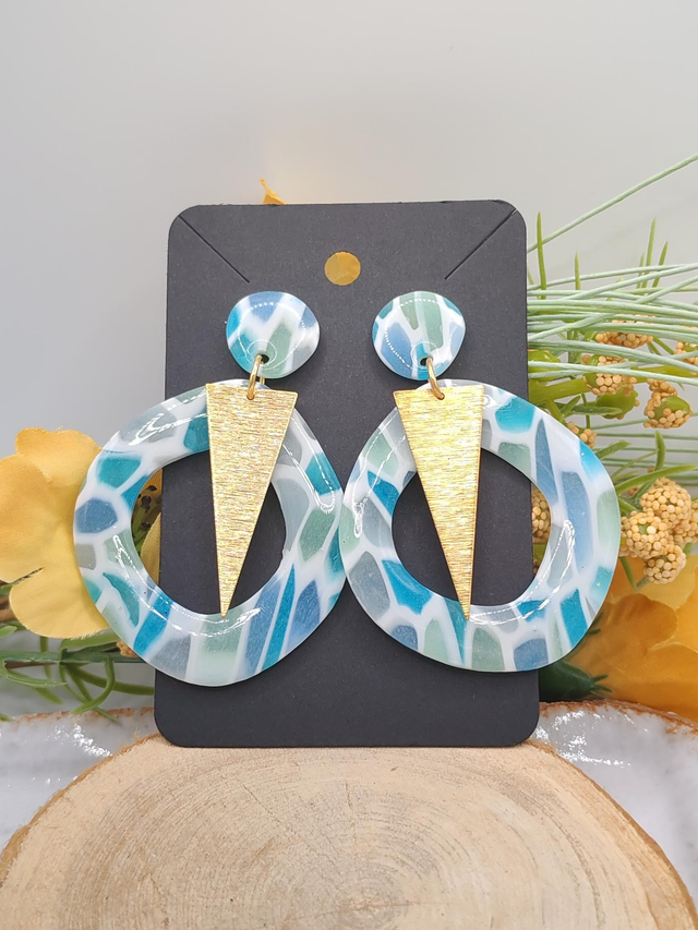 Victoria effet vitrail bleu